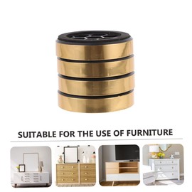 OSALADI 24pcs Audio Amplifier Feet Pads Shock-Absorbing Isolation Foot Pads for Speakers Electronics Non-damaging Floor Easy Installation Load Bearing