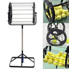 TFCFL 55 Balls Tennis Ball Retriever Basket Roller Hopper Tennis Ball Automatic Picker Nut Walnut Automatic Receiver Tennis Ball Rolling Picker Harvest Pick Up Tool Tennis Ball Hoppers