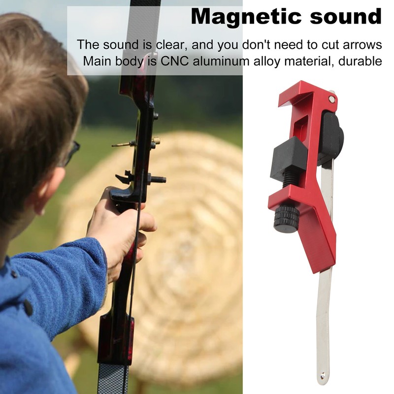 Recurve Bow Archery Clicker Aluminum Auxiliary Positioner Enhance Stability for