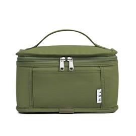 NOL Natural Organic Lifestyle Small Lunch Bag Mini Lunch Box Insulated Lunch Bag for Men/Women Leakproof Cooler Tote Bag Lightweight Nylon Waterproof Lunch Box For Work, Amy green