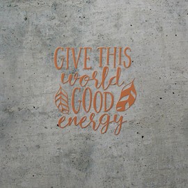 Decal Stickers of Energy (Nut Brown) (Set of 2) Premium Waterproof Decal Stickers for Laptop Phone Accessory Helmet Car Window Mug Tuber Cup Door - BICVER1c33711NB0124