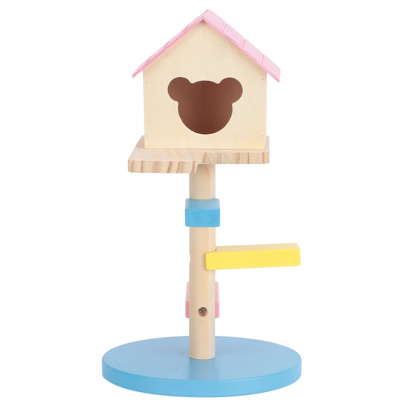 Hamster Loft Toy Wooden Durable Odorless Hamster House Climbing Ladders