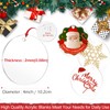 4 Inch Clear Acrylic Ornaments for Crafts- 30 Pieces Blank