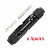5/10/20PCS Connectors For IP67 MC4 Solar Panel 30A Plug Socket