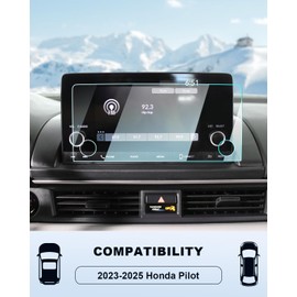 For 2025 Honda Pilot Screen Protector -2023 2024 2025 Pilot Accessories (LX/Sport) 9H Tempered Glass 7 Inch Navigation Touchscreen Anti-Scratch Reduce Fingerprints High Sensitivity HD Clear No Bubbles