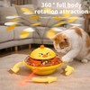 hooroor Cat Toy w/Interactive Laser, Spinning Feather & Butterfly Wand