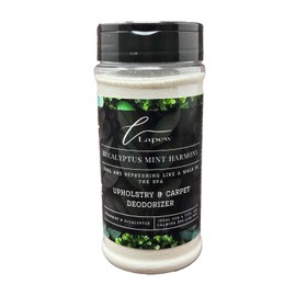 Lapew Eucalyptus Mint Harmony Carpet Freshener Powder: Powerful Odor Eliminator for Home, Upholstery Deodorizer, Carpet Deodorizer, Pet Urine, Cat Litter Deodorizer - Eucalyptus Mint Harmony Fragrance