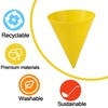 Lyreh 10pcs Reusable Snow Cone Cups, 4.1x3.1 Inch Plastic Shaved