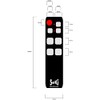 Seki Medium Learning Universal TV Remote Silver/Black