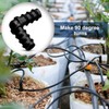 Maitys 8 Pieces 1/2 Inch (16mm) Garden Barbed Connector Plastic