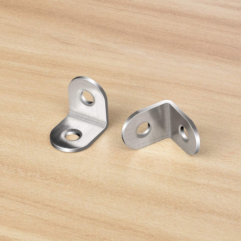 Oumuik L Brace Joint Right Angle Bracket with 20 Pieces