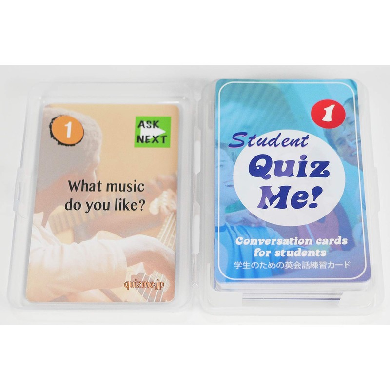 Quiz Me! Conversation Cards for Student - Pack 1