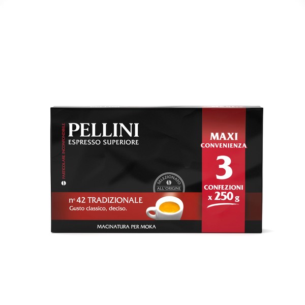 Pellini Gusto Tradizionale No. 42 Coffee Pot for Espresso Jug