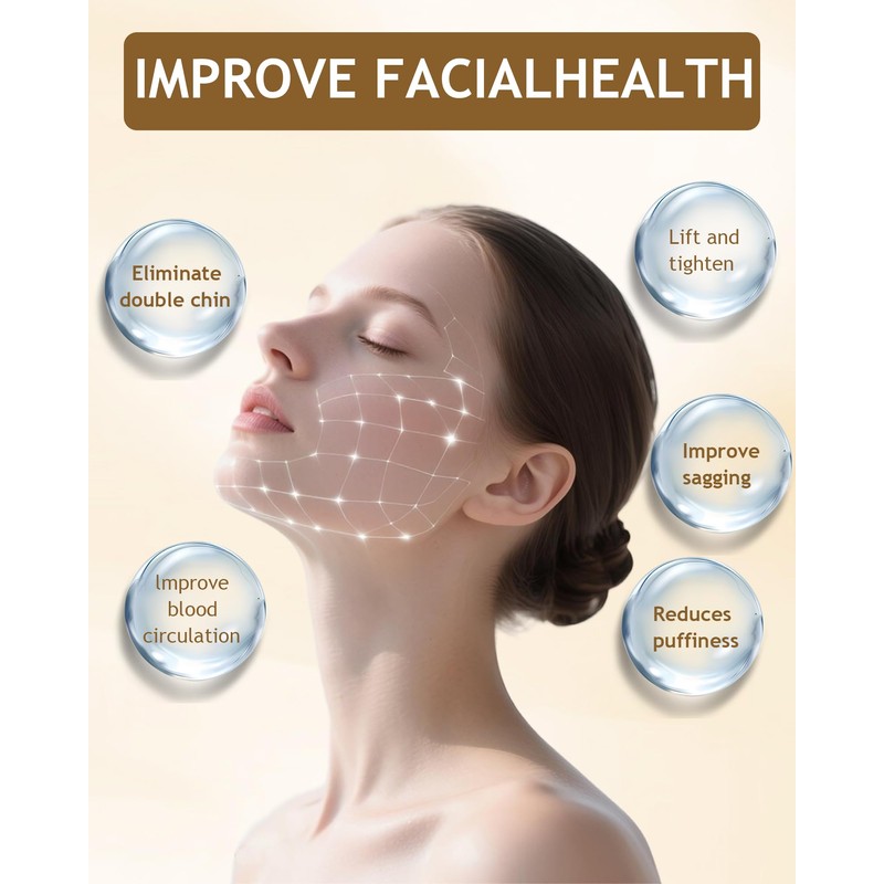 Yotlein Lymphatic Face Brush, Relieves Fatigue, Chin and Jawline Sculpting,