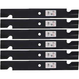 Rotary 6083 6 Mower Blades for Bad Boy Exmark Gravely Toro 20-1/2” Length 2-1/2” Width .240” Thickness 5/8” Center Hole Fits 60in. Deck