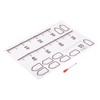 sourcing map Growth Chart 200cm Metric Height Chart Ruler Wall