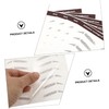 minkissy 6pcs Eyebrow Transfer Stickers Brow Tool Realistic Look for