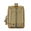 Pack of 2 Molle Utility Pouch Hiking Equipment for Outdoor