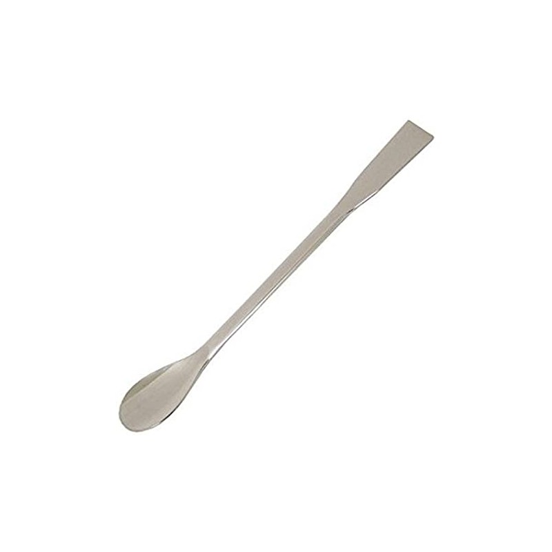 As One 6-523-02 Spoon (Stainless Steel) with Spatula, 5.9 inches