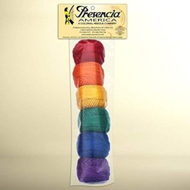 Presencia Colonial Needle Perle Cotton #3 Sampler Pack-Crayon