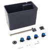 Floor Mop Sink, Freestanding Utility Mop Basin with Retractable Handle