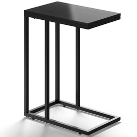 Maxtown Side Table End Table Living Room C Shaped Snack Table for Sofa Couch and Bed Small Bedside Tables Home Decor for Bedroom Furniture Oak Grain