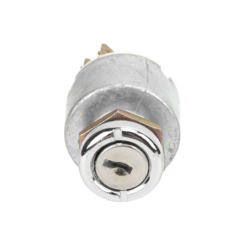 Universal Ignition Switch Lock Cylinder with Keys Aluminum Alloy Replacement