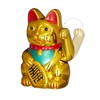 Relaxdays Maneki Neko Waving Cat Good Luck Bringer, Gold, 8