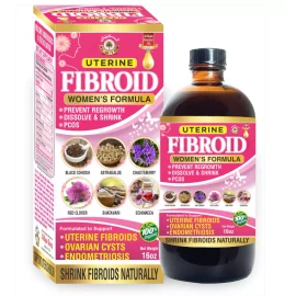 Organic Uterine Fibroid Women's Formula by Al-Riyan – Natural Herbal Support for Uterine Health, 16 oz