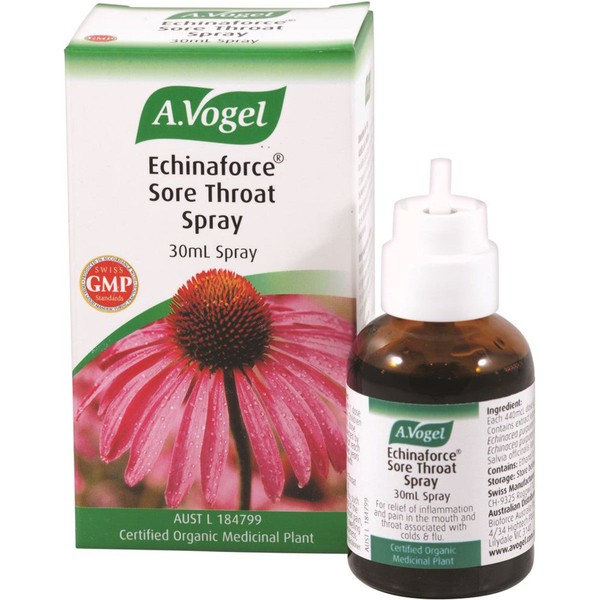 A Vogel VOGEL Organic Echinaforce Sore Throat Spray 30ml