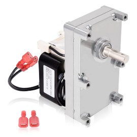 Criditpid C-E-010 4 RPM Clockwise Auger Motor Replacement for Breckwell P23, P23I, P24, P24I, P26, P28I, P32, P2000, P2000I, P2700, SP6000 Pellet Stove. (CW, with Hole)