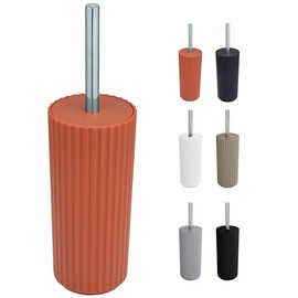 WK Alstar Enclosed Toilet Brush and Holder (Terracotta)