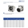 Square Flange Linear 30 mm LMEK30UU