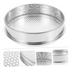 Mobestech Stainless Steel Soil Sifter Mesh Lightweight and Portable Gardening