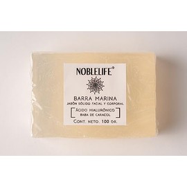 Barra Marina - Jabón - de Barra ultra hidratante - Ácido Hialurónico - Baba de Caracol - Gliserina - Limpieza profunda - cuidado facial