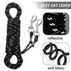 PETPMEEE Cat Leash - 15 ft / 30 ft Reflective