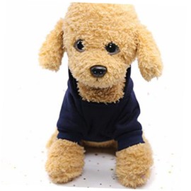 Ipetboom Pet Warm Coat for Dogs Pocket Hoodie for Cold Weather Navy Stylish Design for Everyday Wear Sleeping and Photos