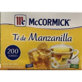 McCORMICK TE MANZANILLA / CHAMOMILE TEA - 200 Tea Bags