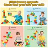 LovesTown Magnetic Building Blocks for Toddlers,Magnetic Cubes for Kids,STEM Montessori