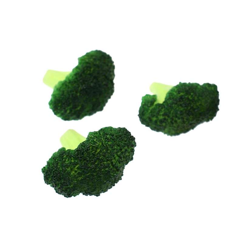 Speed mao Realistic Broccoli Food Sample Model Set of 6