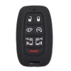 Btopars 2pcs 7 Buttons Silicone Rubber Remote Smart Key Fob