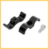 REPAIROCK 4pcs Black AN8 16mm Hose Separator Clamp Adapter with