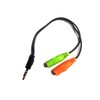 Mr Gadget's Solutions 3.5mm Stereo Headphone Microphone Audio Splitter Cable