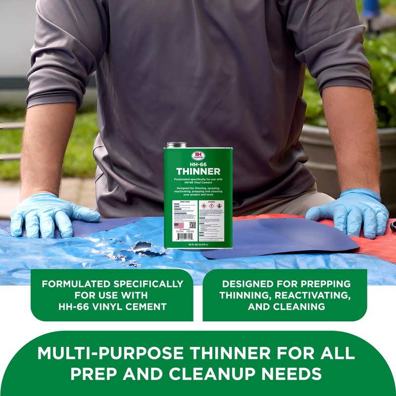 HH-66 Thinner, 16 oz. can - Prepping, Thinning, Reactivating, Cleaning,