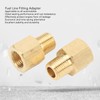 6PCs Brass Pipe Fitting Adapter 1/8 BSPT Female NPT Vehicle