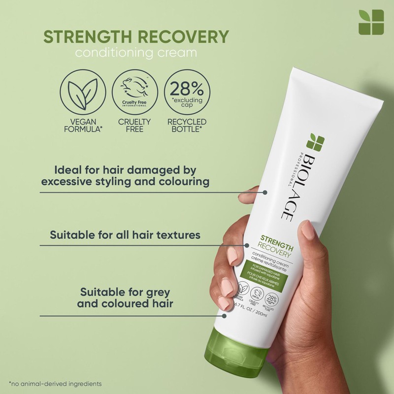 Biolage Professional Strength Recovery Nourishing Conditioning Cream Infused with Vegan