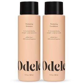 Odele Set De Regalo De Champú Y Acondicionador Para Dar Volumen Al Cabello, Aumenta La Densidad Y La Fuerza, Para Cabello Liso U Ondulado, 384 Ml Cada