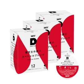 UCC Drip Pod Dedicated Capsules, Appraiser's Pride Special Blend, 12 Cups 90g x 3 Boxes'