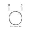 LALAFINA Picture Hanging Wire Kit with Double Hooks and Screws