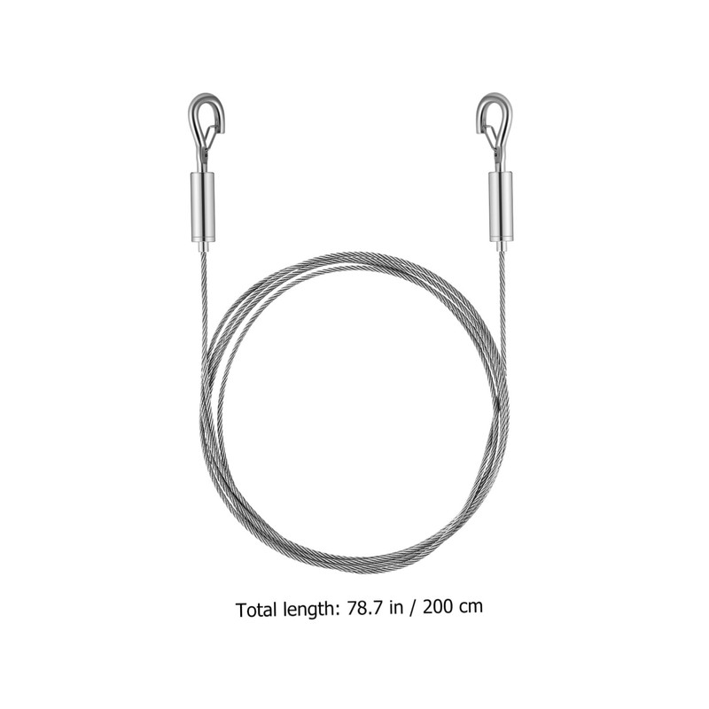 LALAFINA Picture Hanging Wire Kit with Double Hooks and Screws